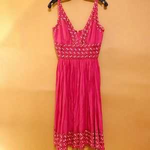 Fushia Beaded Tracy Reese